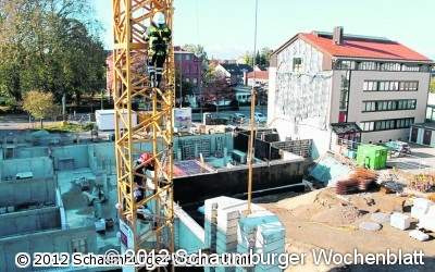 Feuerwehren üben Absturzsicherung