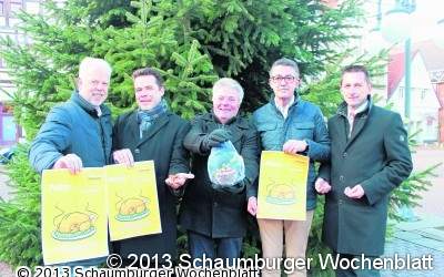 Stadtmarketing verteilt Puten