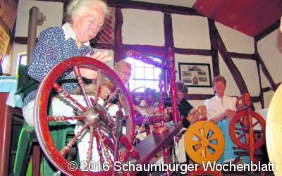 Spinnen beim Museumstag