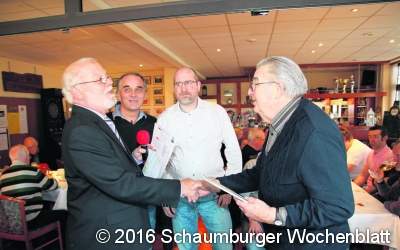 Wilhelm Vogt 70 Jahre seit Mitglied im TSV Hagenburg