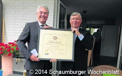 Uwe Wiedmann ist neuer Präsident des Rotary Clubs