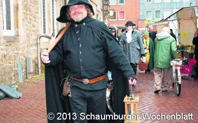 Hörner erklingen auf dem Marktplatz