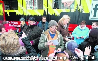 Das FFN-Radio-Team macht Station auf dem Marktplatz