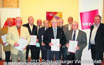 Ehrung für die ver.di Urgesteine