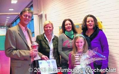Amelie siegt für ihre Schule