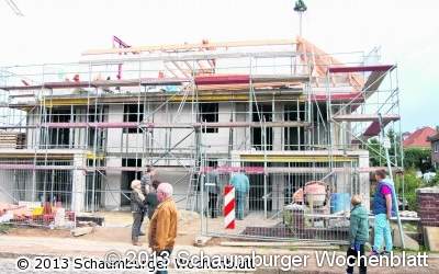 Großes Richtfest in der Bürgermeister-Ocker-Straße