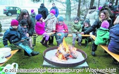 Kleines Osterfeuer für Kinder
