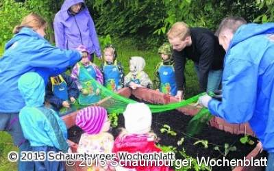 Kleine Gärtner ganz groß