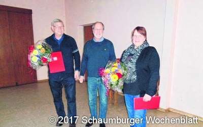 Hans-Jürgen Krüger für  40 Jahre Mitglieschaft geehrt