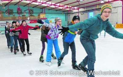 Eislaufen nach Deutsch und Mathe