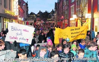 Rund 300 Demonstranten mobilisiert