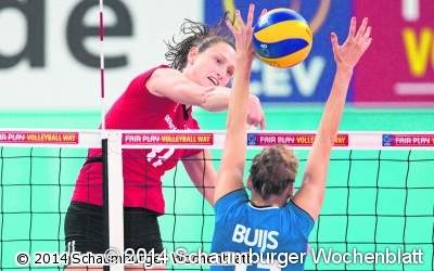 Deutschen Volleyball-Damen zu Gast