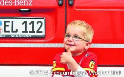 Heute werde ich Feuerwehrmann
