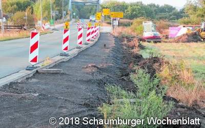 Gehweg wird komplett erneuert