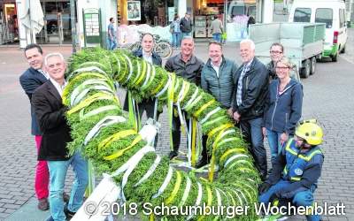Der Maibaum wechselt an einen neuen Standort