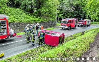Auto kippt