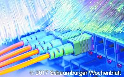 Die Anbindung an das
Glasfasernetz verzögert sich