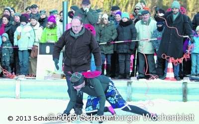 Prominente werden eher schwimmen als schlittern