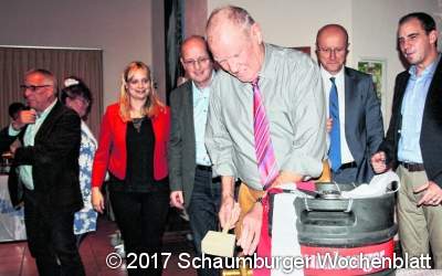 Nach zwei Schlägen fließt Gerstensaft