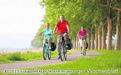 Der Weser-Radweg belegt Platz drei der beliebtesten Radwege