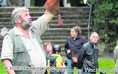 Flug-Artisten im Schlosspark