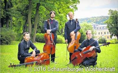 Violoncelloquartett ist in Corvinus zu Gast