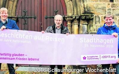 Stadthagen nun in einer  Reihe mit Rom und London