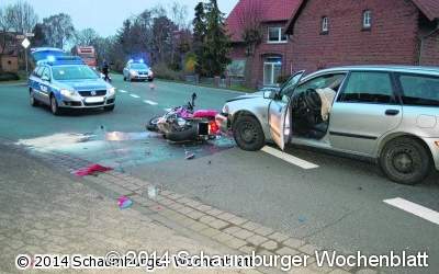 Motorradfahrer schwer verletzt