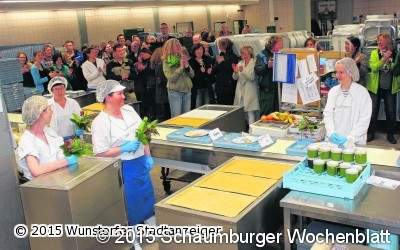 Ein spontaner Flashmob zum Abschied