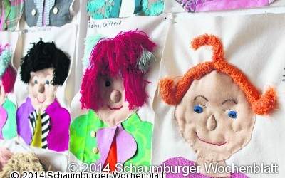 Max und Moritz im stofflichen Gewand
