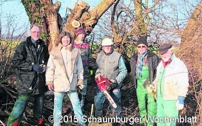 NABU Lindhorst schneitelt Weiden
