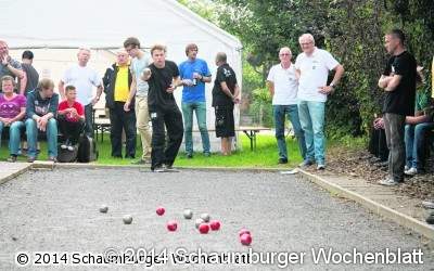 Ein spannendes Boule-Cup Finale