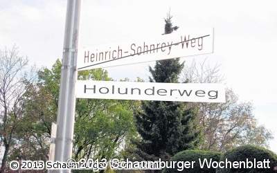 Holunderweg anstatt 