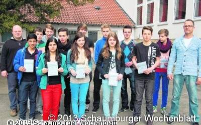 Oberschule verleiht die Sportabzeichen