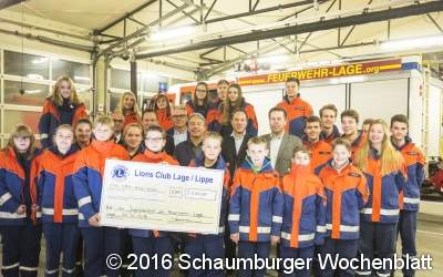 Lions-Club unterstützt Jugendfeuerwehr