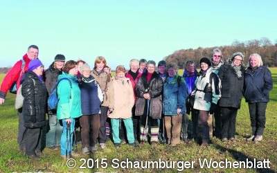 Wander sind über den Berg