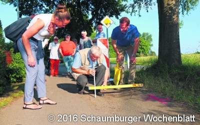 Radwegschäden im Blick