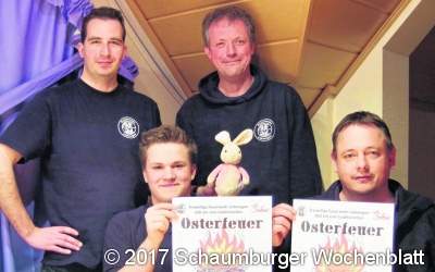 Traditionelles Osterfeuer