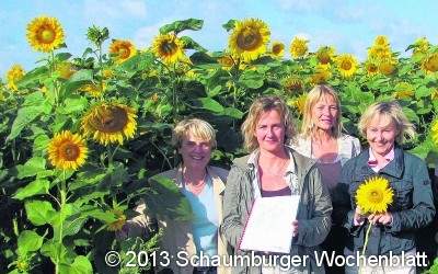 Bunter Familientrubel beim Sonnenblumenfest