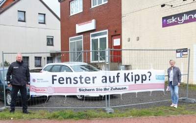 An den Einbruchschutz denken