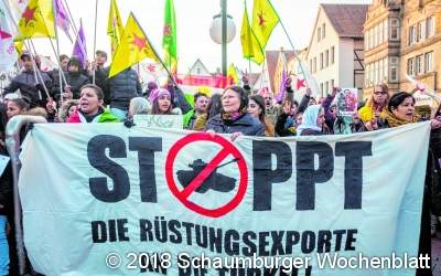 Demonstration gegen Erdogan