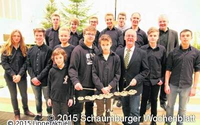 Kleines Instrument trifft auf das größte