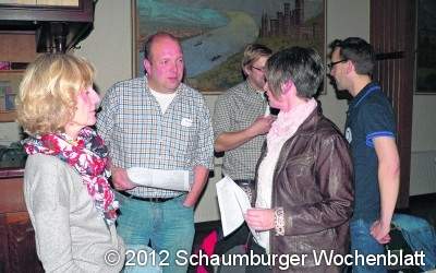 Einwohner sammeln viele Ideen