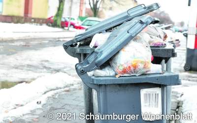 Die Tonnen bleiben stehen