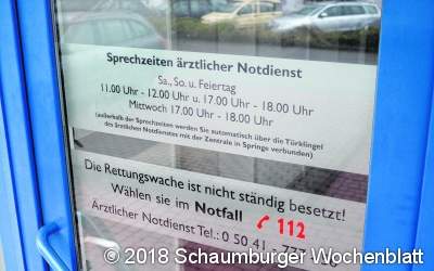 Die Außenstellen des Notfalldienstes schließen