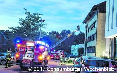 Feuerwehr rettet elf Personen