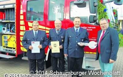 Feuerwehr Steinbergen feiert ihr neues Löschfahrzeug