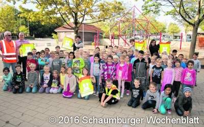 Sicherheitswesten für die ersten Klassen