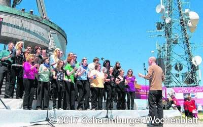 Mit dem Chor 