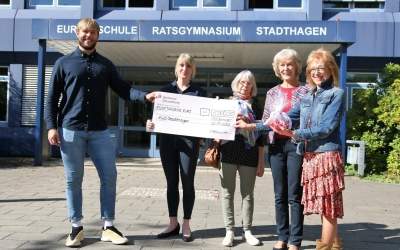 7.100 Euro für Flüchtlingshilfe